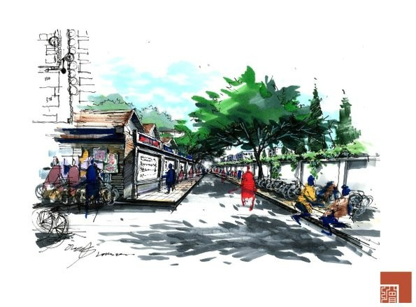 用马克笔画的画最简单